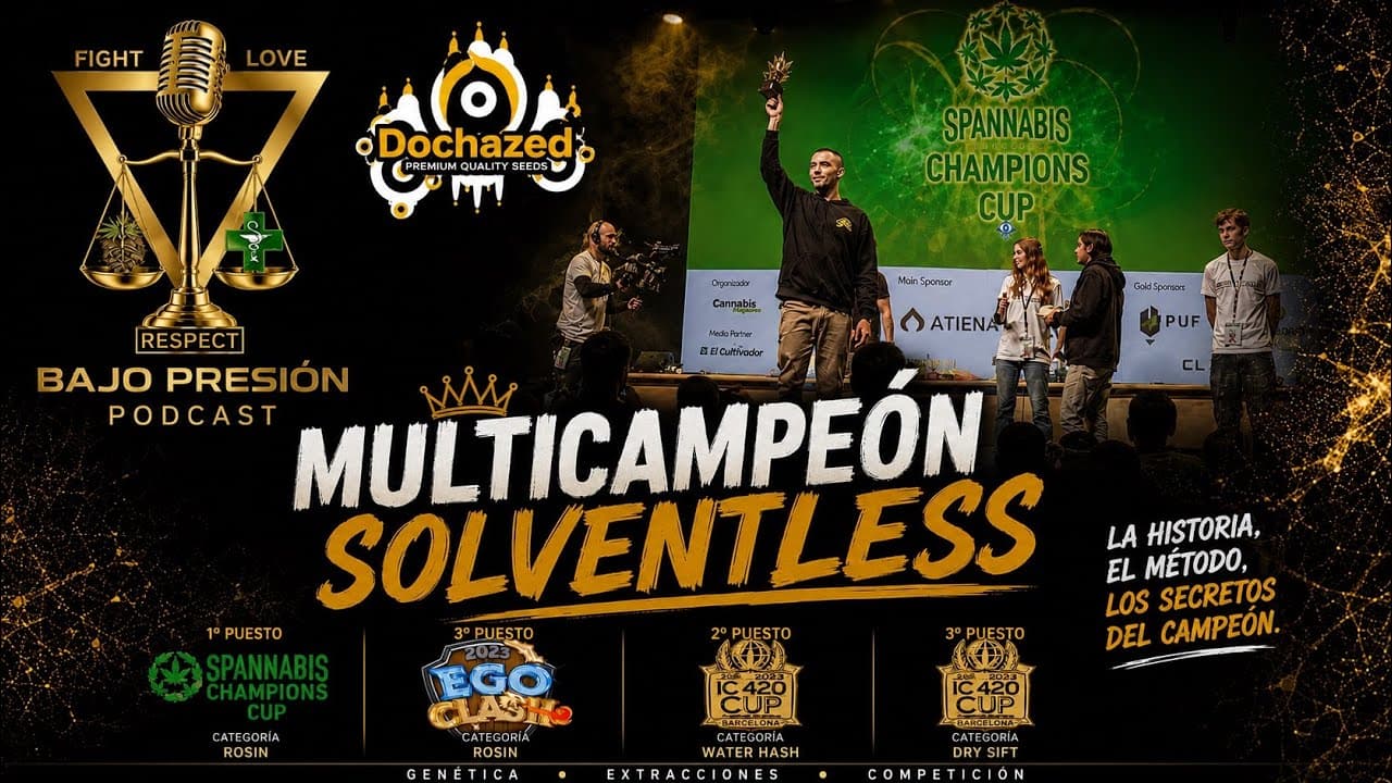 DOCHAZED | ASI PIENSA UN MULTICAMPEÓN del SOLVENTLESS  | Bajo Presión Podcast